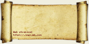 Olivera Tošović vizit kartica